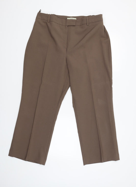 Classics Womens Beige   Bloomer Trousers Size 18 L26 in
