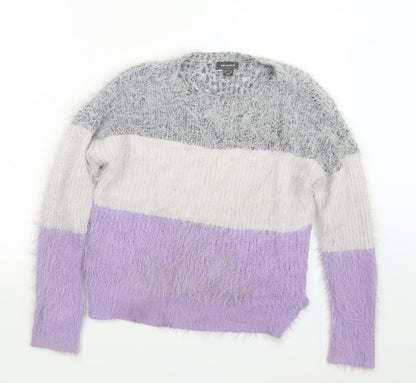 Primark Womens Purple  Knit Pullover Jumper Size 10