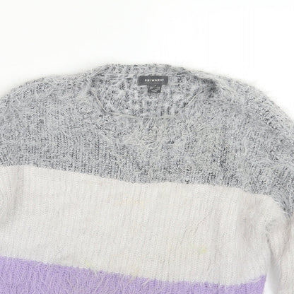 Primark Womens Purple  Knit Pullover Jumper Size 10