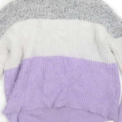 Primark Womens Purple  Knit Pullover Jumper Size 10