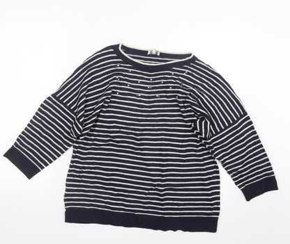 Womens UK Size L CC Blue Pullover Jumper