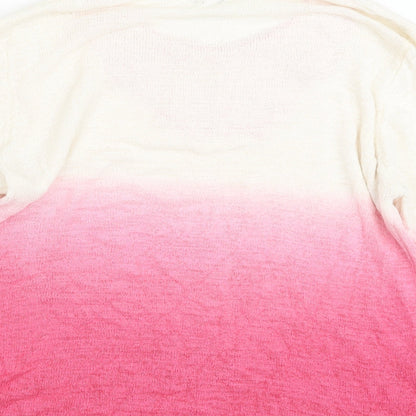 Womens UK Size L Fay Louise Pink Pullover Jumper