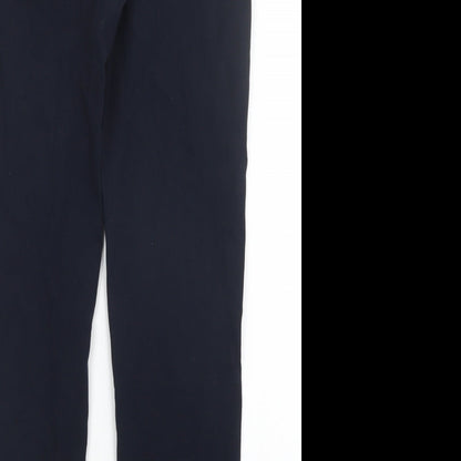 Womens UK Size 27 in Preworn Regular Fit  Blue Trousers