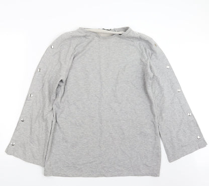 Boohoo Womens Grey   Pullover Jumper Size 12
