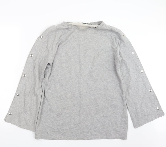 Boohoo Womens Grey   Pullover Jumper Size 12