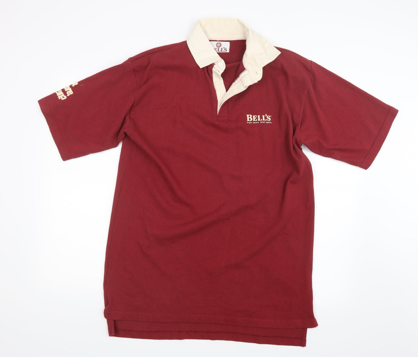 Bell's Mens Red    Polo Size L