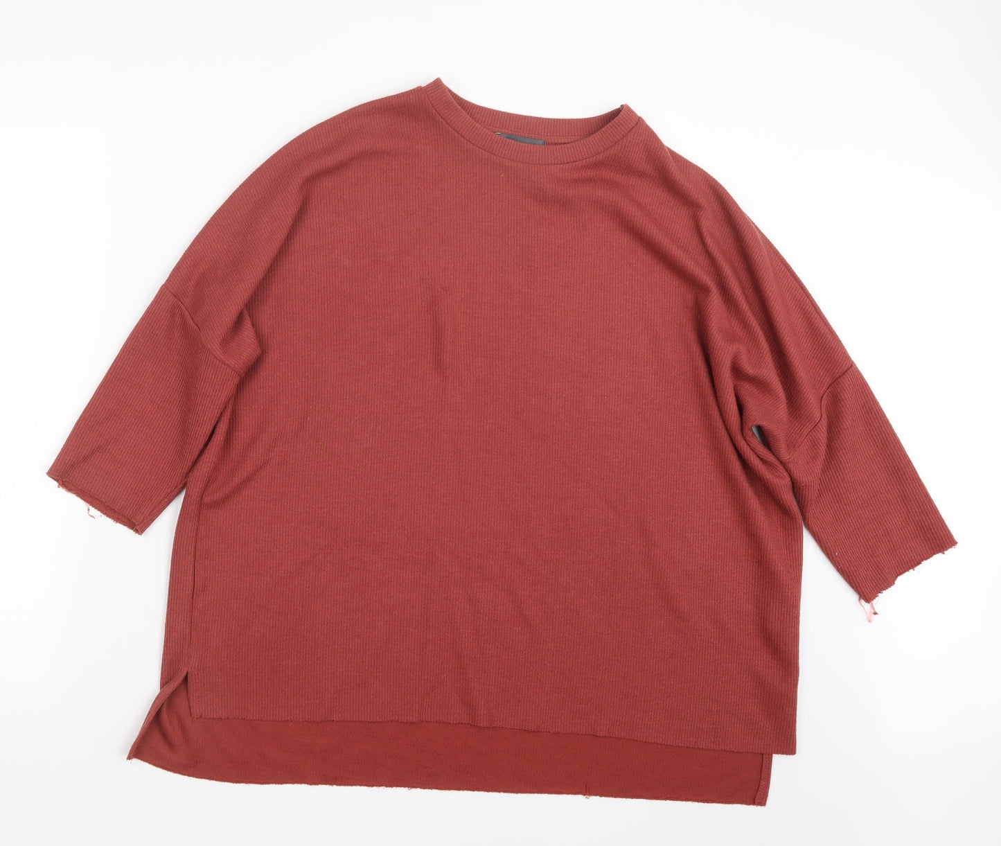 Primark Womens Red  Knit Pullover Jumper Size 10