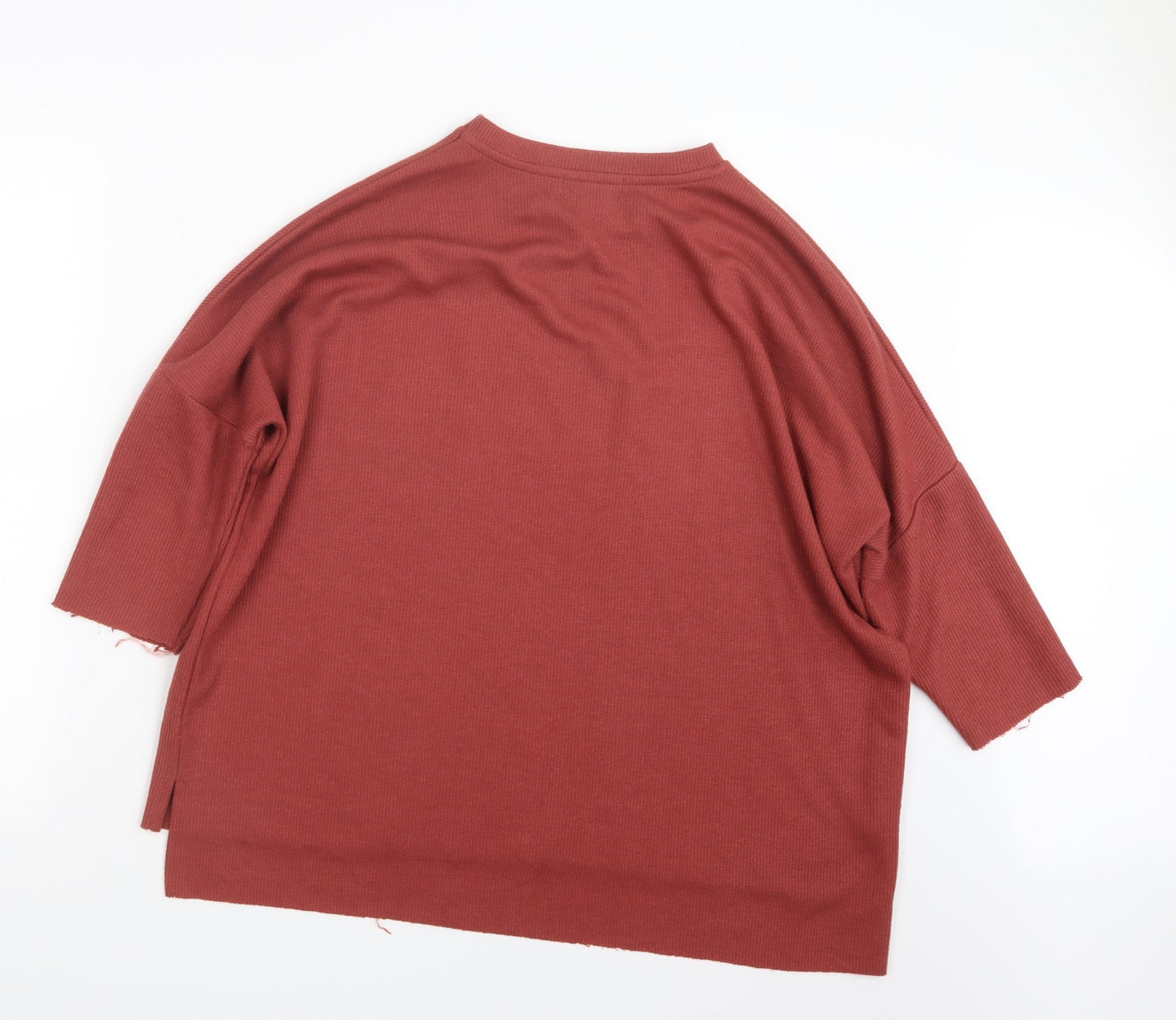 Primark Womens Red  Knit Pullover Jumper Size 10