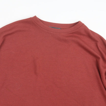 Primark Womens Red  Knit Pullover Jumper Size 10