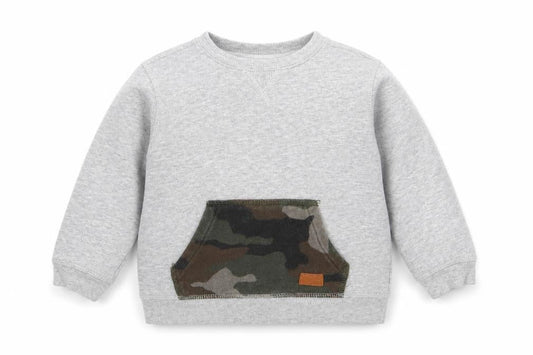 7 For All Mankind Boys Grey  Knit Pullover Jumper Size 2 Years