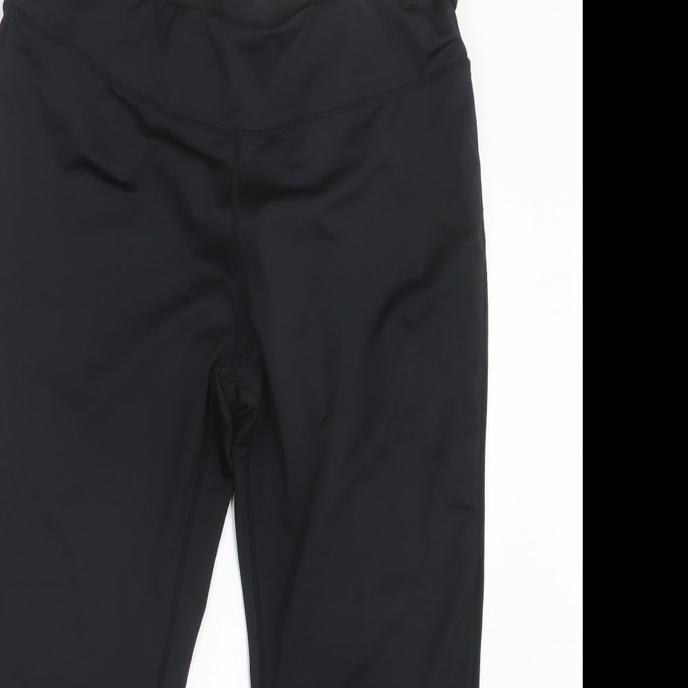 Preworn Womens Black   Capri Leggings Size XL L21 in