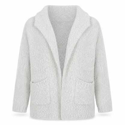 Womens UK Size S Miyoko Grey Cardigan Jumper