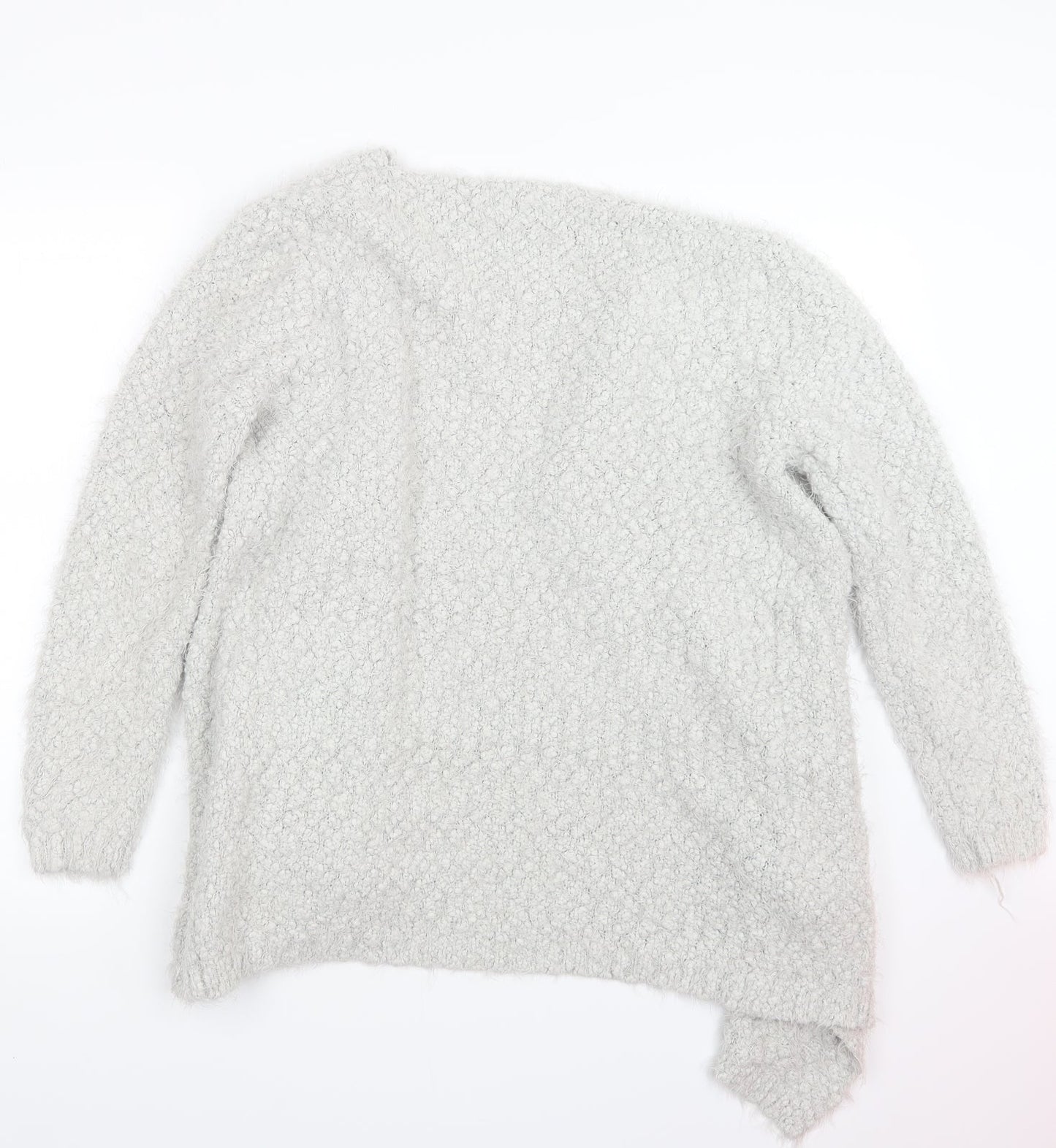 Womens UK Size S Miyoko Grey Cardigan Jumper