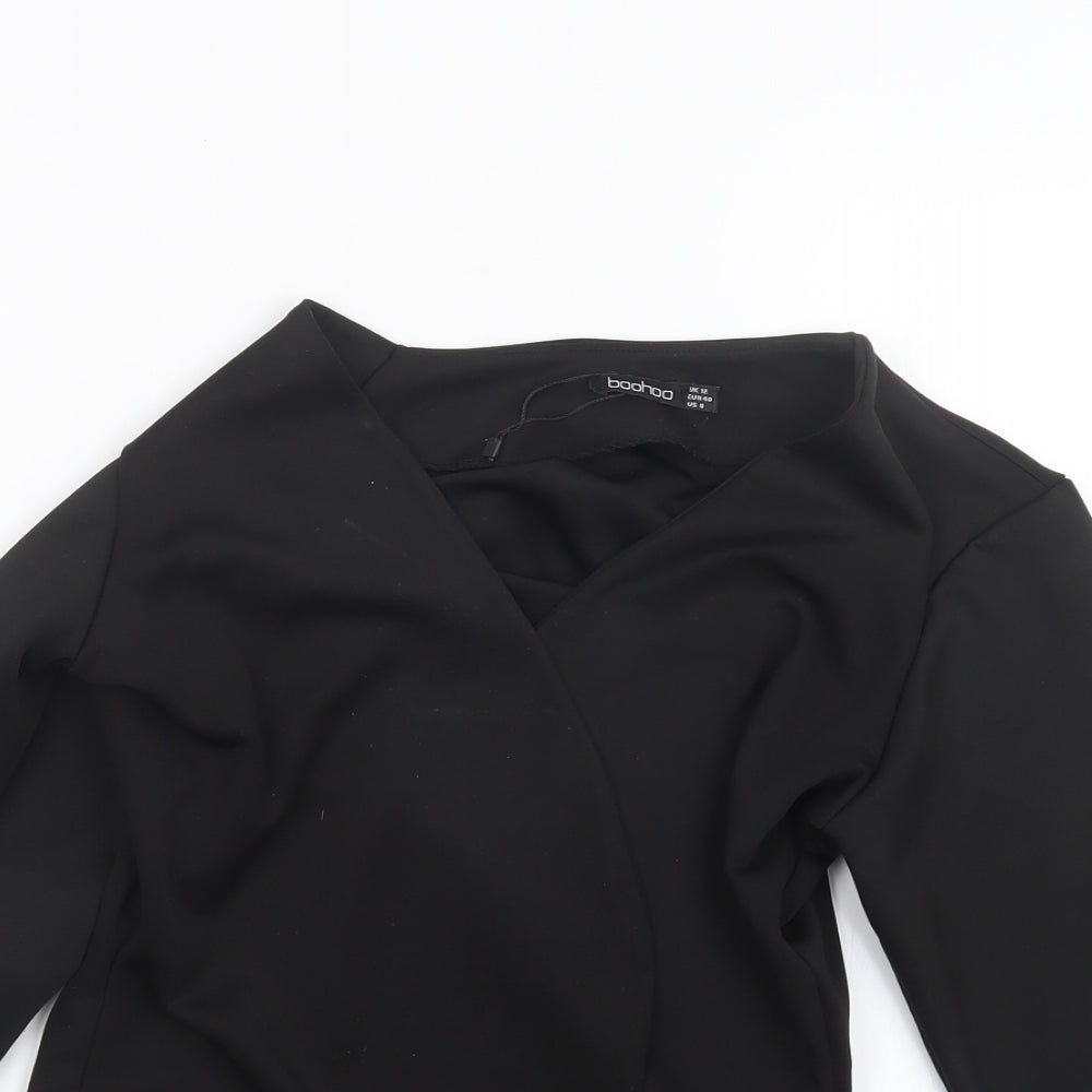 Womens UK Size 12 Boohoo Black Jacket