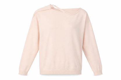 Boohoo Womens Pink  Knit Pullover Jumper Size S