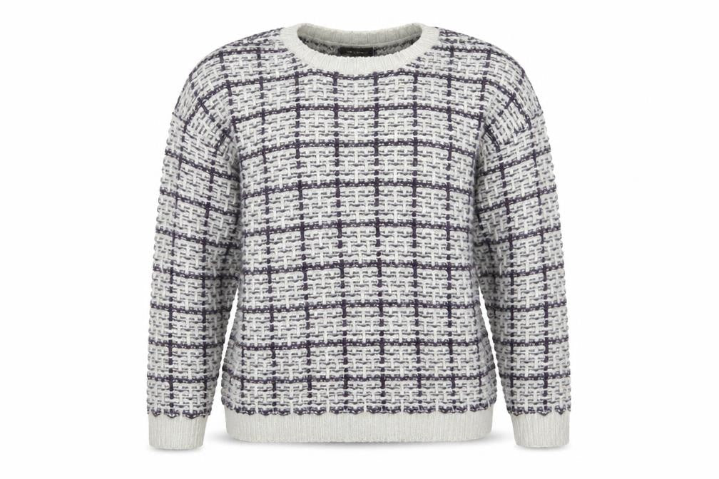 Womens UK Size L QED London Blue Pullover Jumper