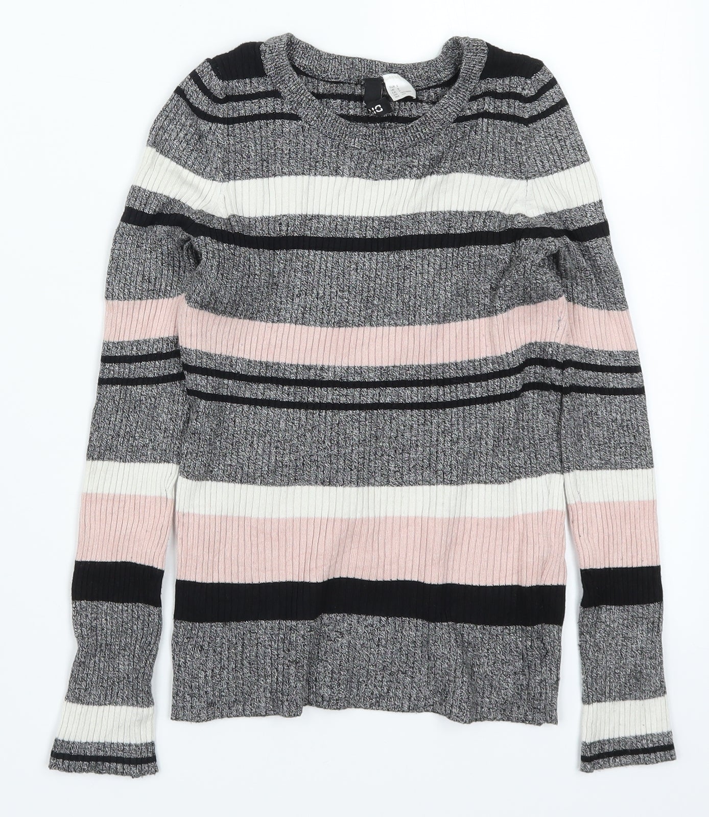 Womens UK Size S H&M Pink Pullover Jumper
