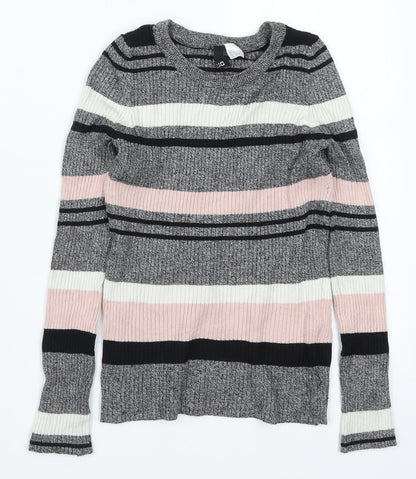 Womens UK Size S H&M Pink Pullover Jumper