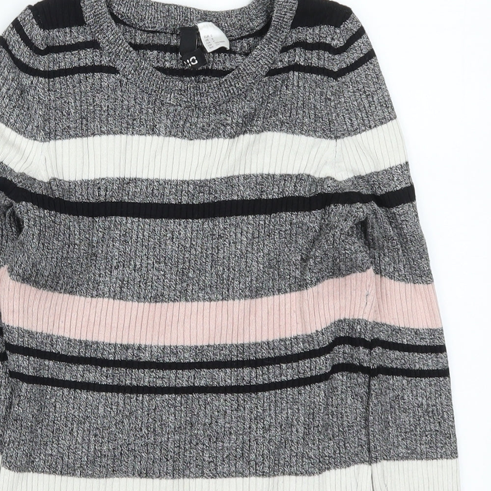 Womens UK Size S H&M Pink Pullover Jumper