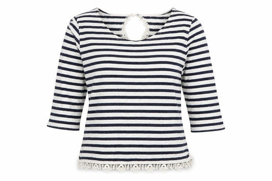 Womens UK Size S Pull&Bear Blue Basic T-Shirt