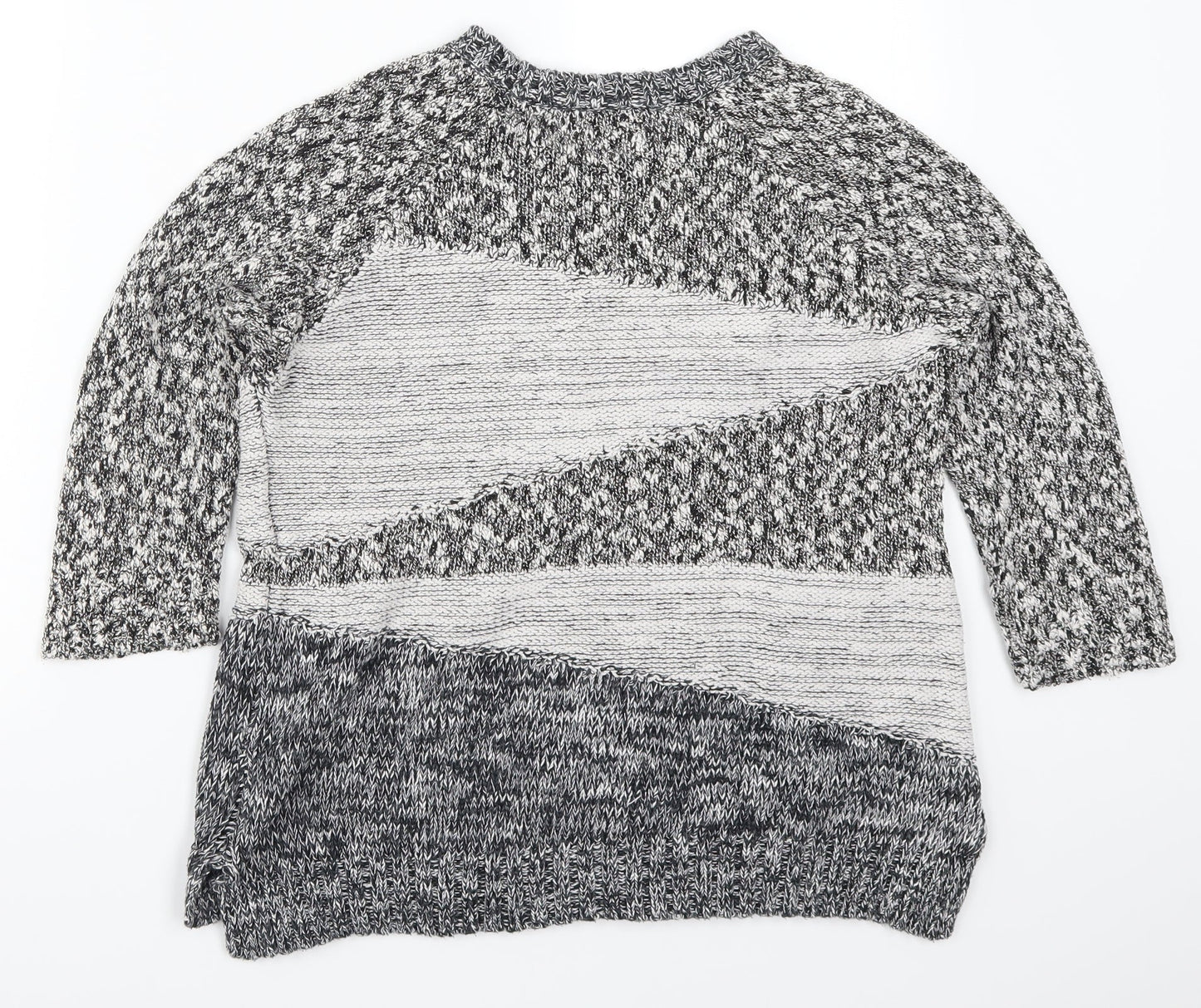 Womens UK Size 10 Topshop Grey Pullover Jumper