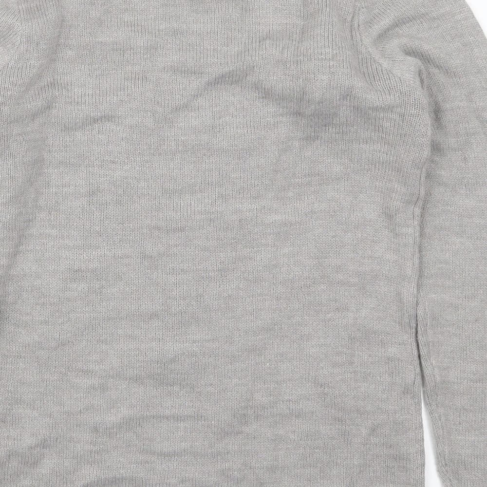 Womens UK Size S Peacocks Grey Pullover Jumper