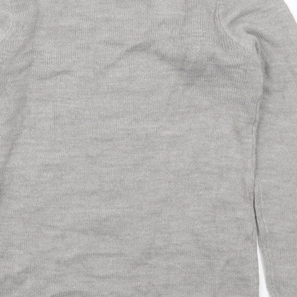 Womens UK Size S Peacocks Grey Pullover Jumper