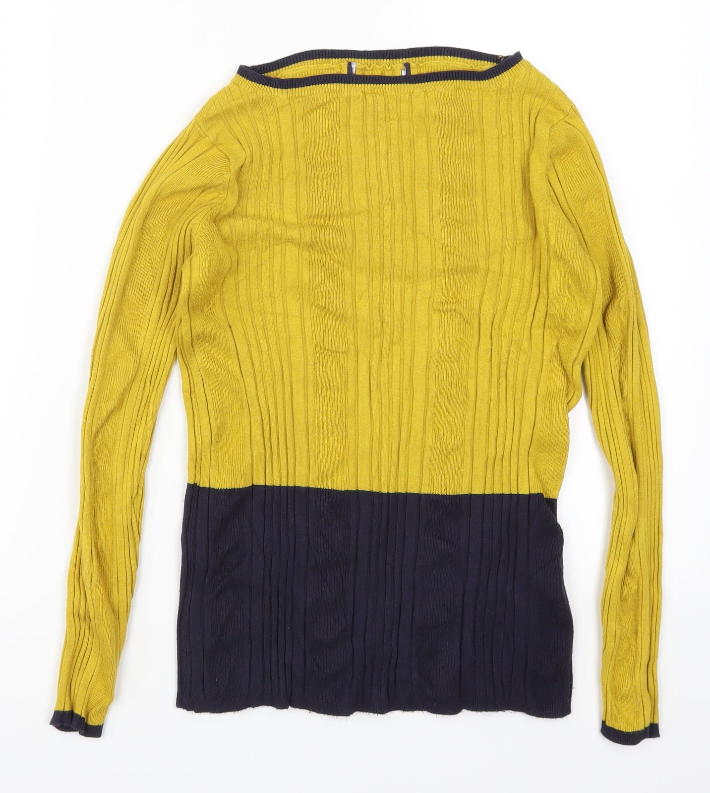 Womens UK Size 14 Preworn Yellow Pullover Jumper