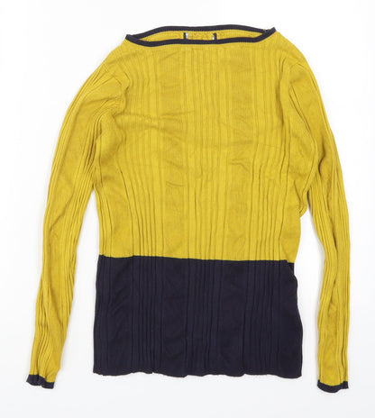 Womens UK Size 14 Preworn Yellow Pullover Jumper