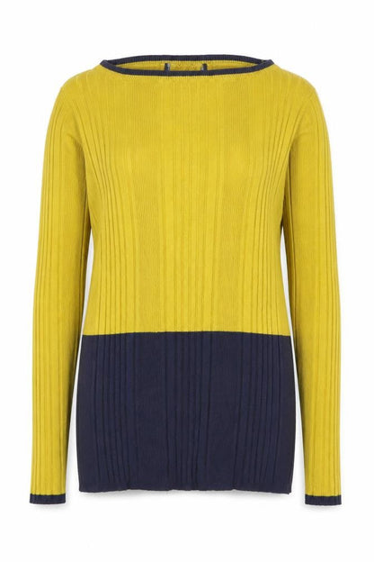 Womens UK Size 14 Preworn Yellow Pullover Jumper