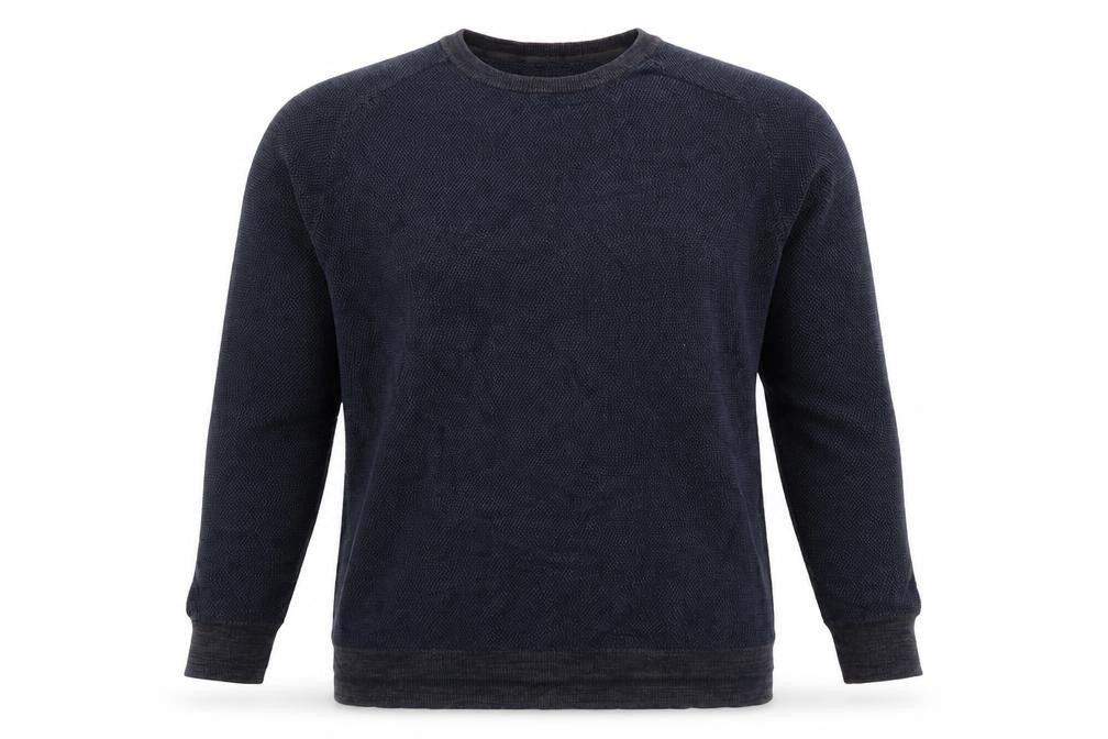 Mens UK Size L Criminal Blue Pullover Jumper
