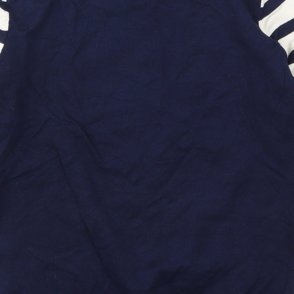 Womens UK Size XS M&Co Blue Pullover Jumper
