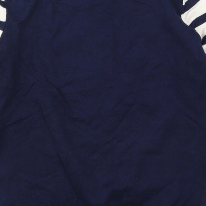 Womens UK Size XS M&Co Blue Pullover Jumper