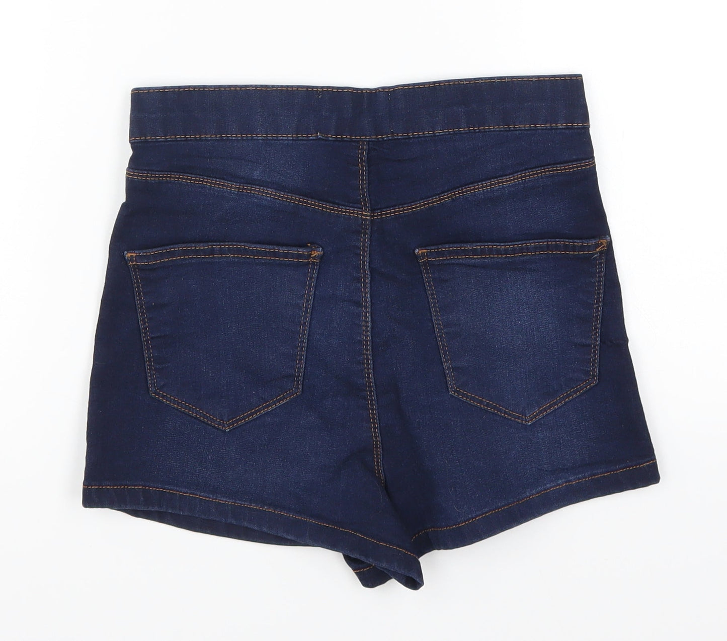 Miss Selfridge Womens Blue  Denim Hot Pants Shorts Size 8