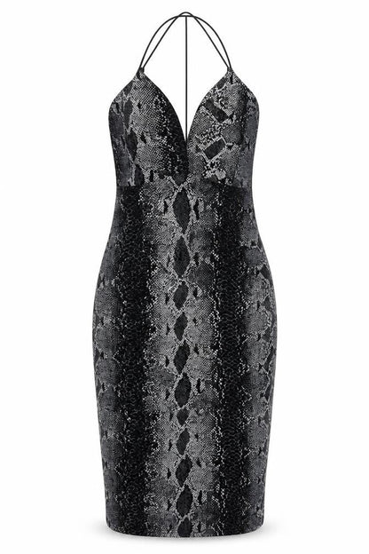 Cameo Rose Womens Grey Animal Print  Bodycon  Size 10
