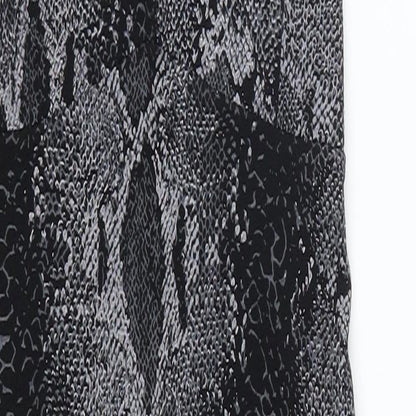 Cameo Rose Womens Grey Animal Print  Bodycon  Size 10