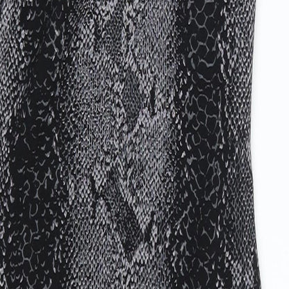 Cameo Rose Womens Grey Animal Print  Bodycon  Size 10