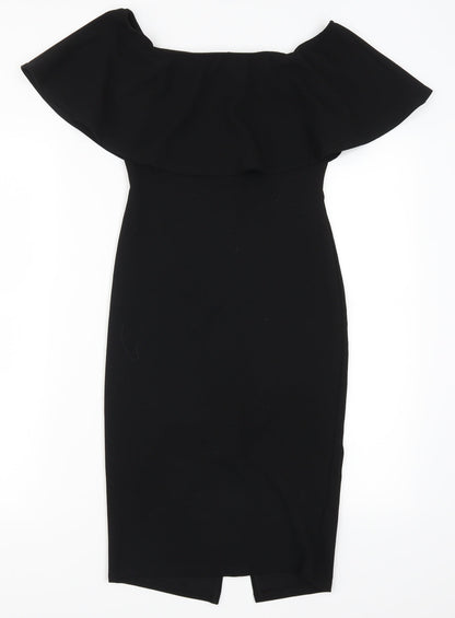 River Island Womens Black   Pencil Dress  Size 6