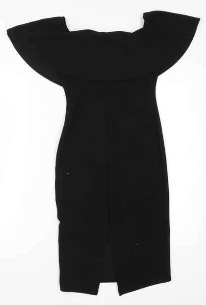 River Island Womens Black   Pencil Dress  Size 6