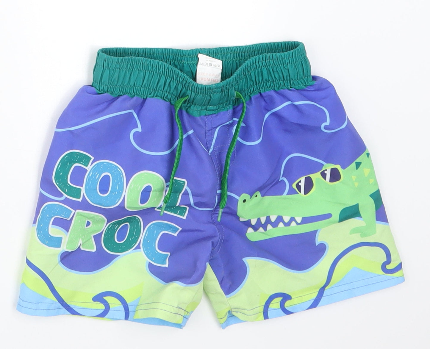 Cool Summer Boys Blue   Utility Shorts Size 4-5 Years - Cool Croc