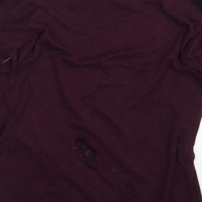Womens UK Size 8 Papaya Purple Pullover Jumper