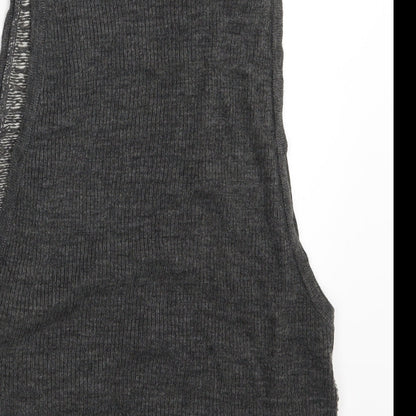 Womens UK Size One Size Kookai Grey 3-in-1 Jacket