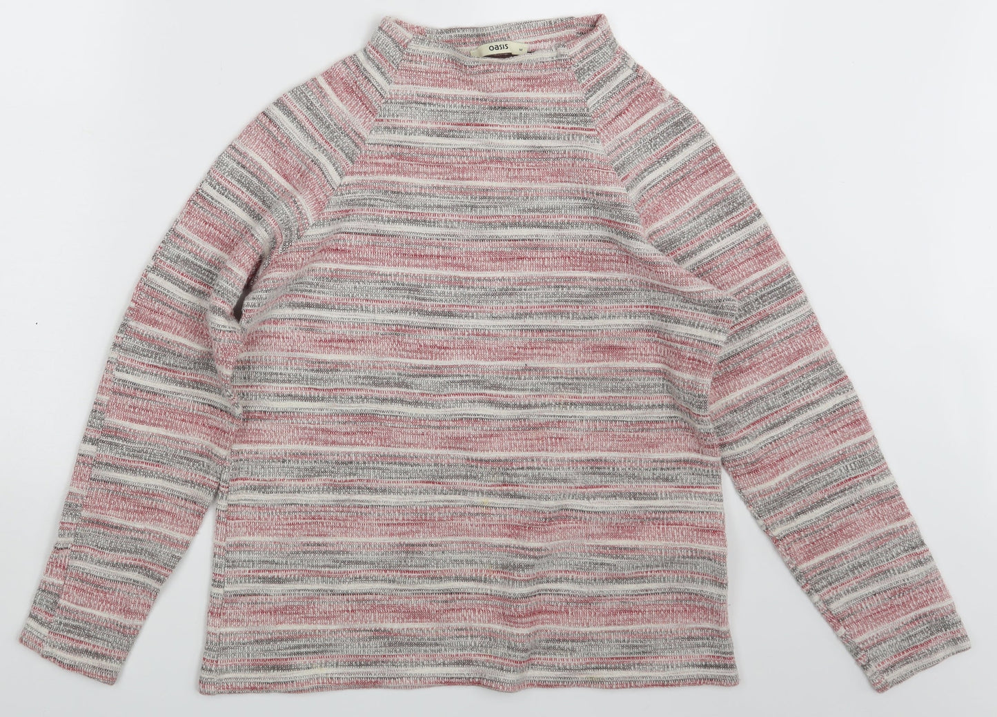 Womens UK Size M Oasis Pink Pullover Jumper