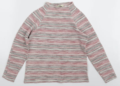 Womens UK Size M Oasis Pink Pullover Jumper
