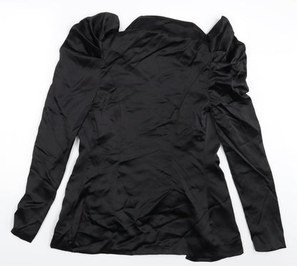 Womens UK Size 6 PRETTYLITTLETHING Black Jacket