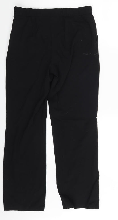 M&S Womens Black   Trousers  Size 10 L26 in