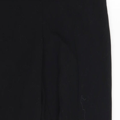 M&S Womens Black   Trousers  Size 10 L26 in