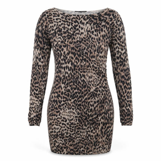 Warehouse Womens Multicoloured Camouflage  Pencil Dress  Size 6