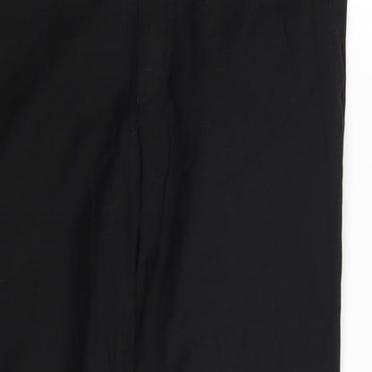 Womens UK Size One Size Preworn Regular Fit  Black Trousers
