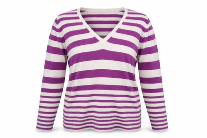 Womens UK Size One Size Preworn Multicoloured Pullover Jumper